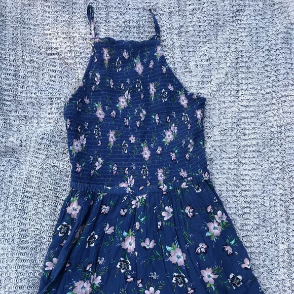 American Eagle Outfitters Pants - Blue American Eagle Floral Romper